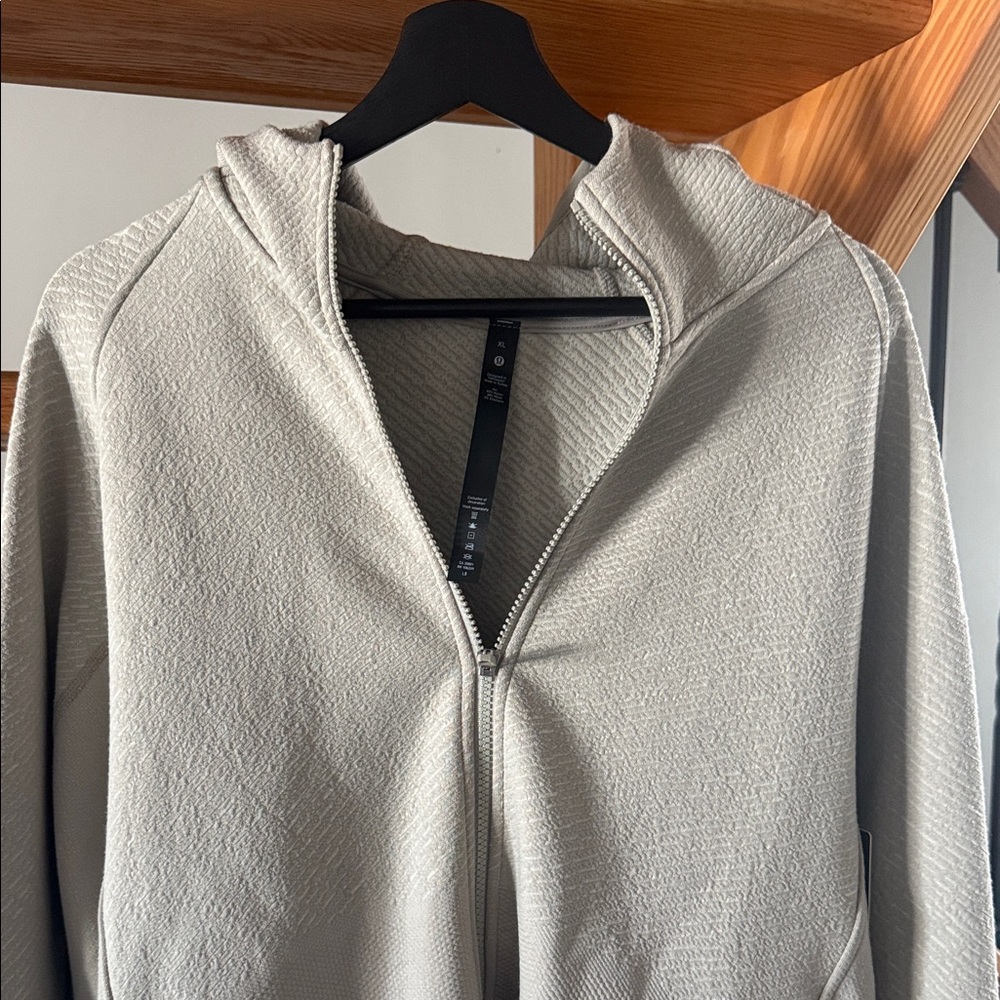 lululemon athletica Gray Zip Up Sweater